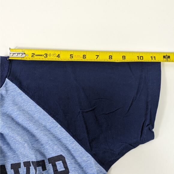 Vtg Adult Medium T-Shirt Single Stitch Velva Sheen Beaver College Blue 70s 80s - Picture 4 of 11